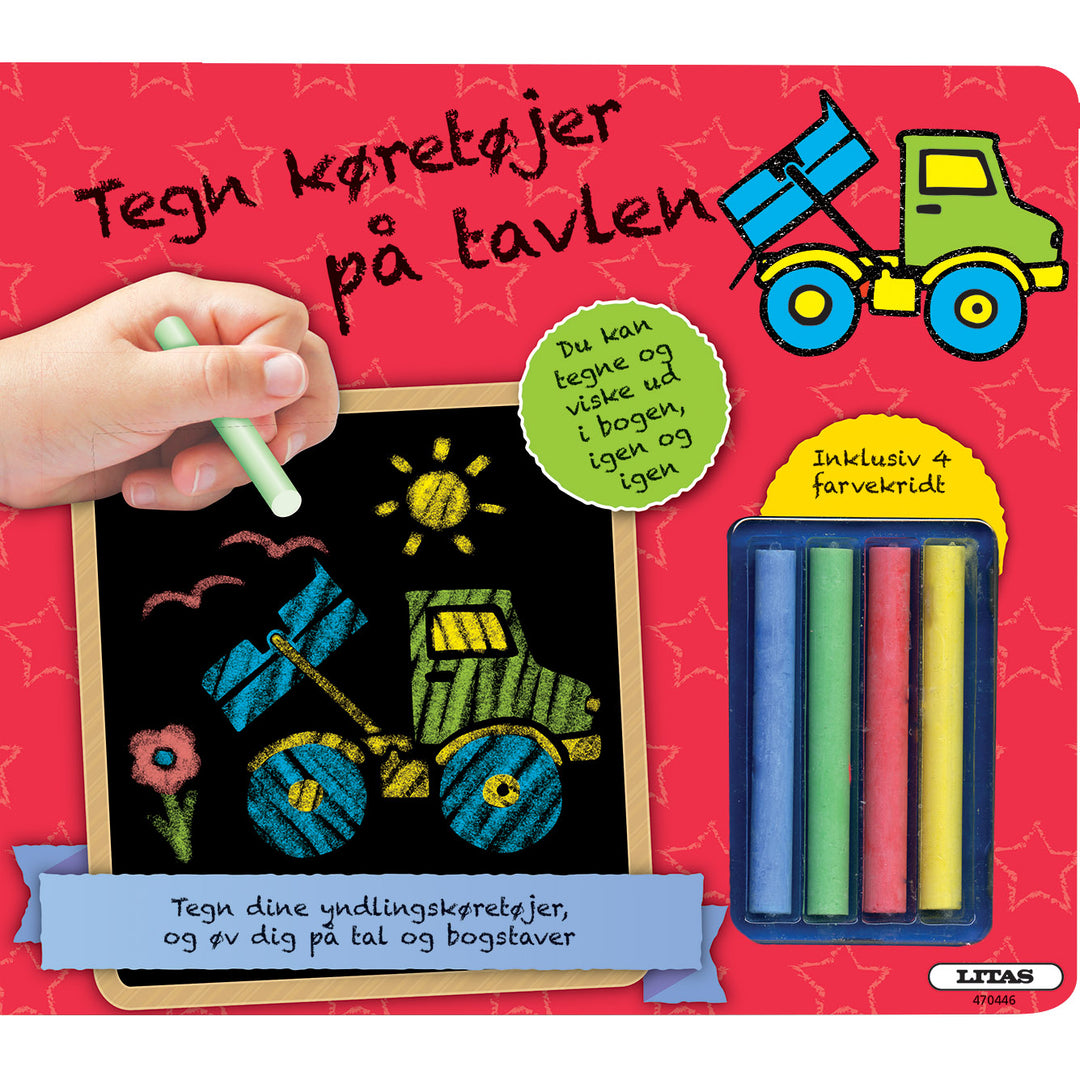 TEGN KØRETØJER PÅ TAVLEN