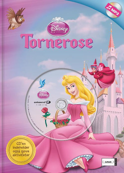 WD Prinsesser Tornerose - Hardcover m/MP3 cd
