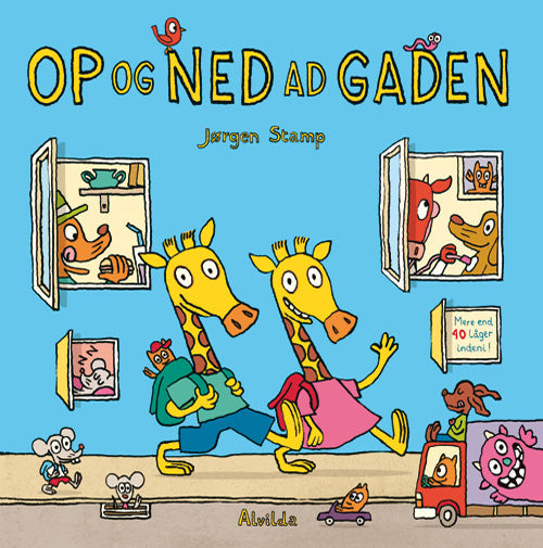 Op og ned ad gaden