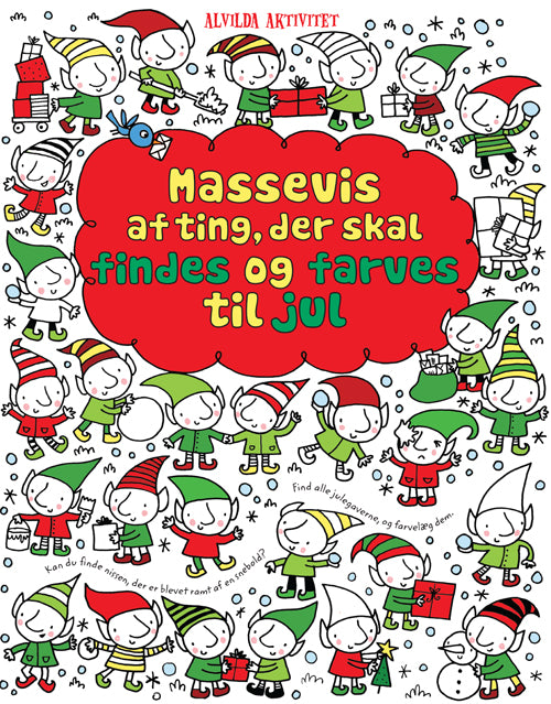Massevis af ting, der vil findes og farves til jul
