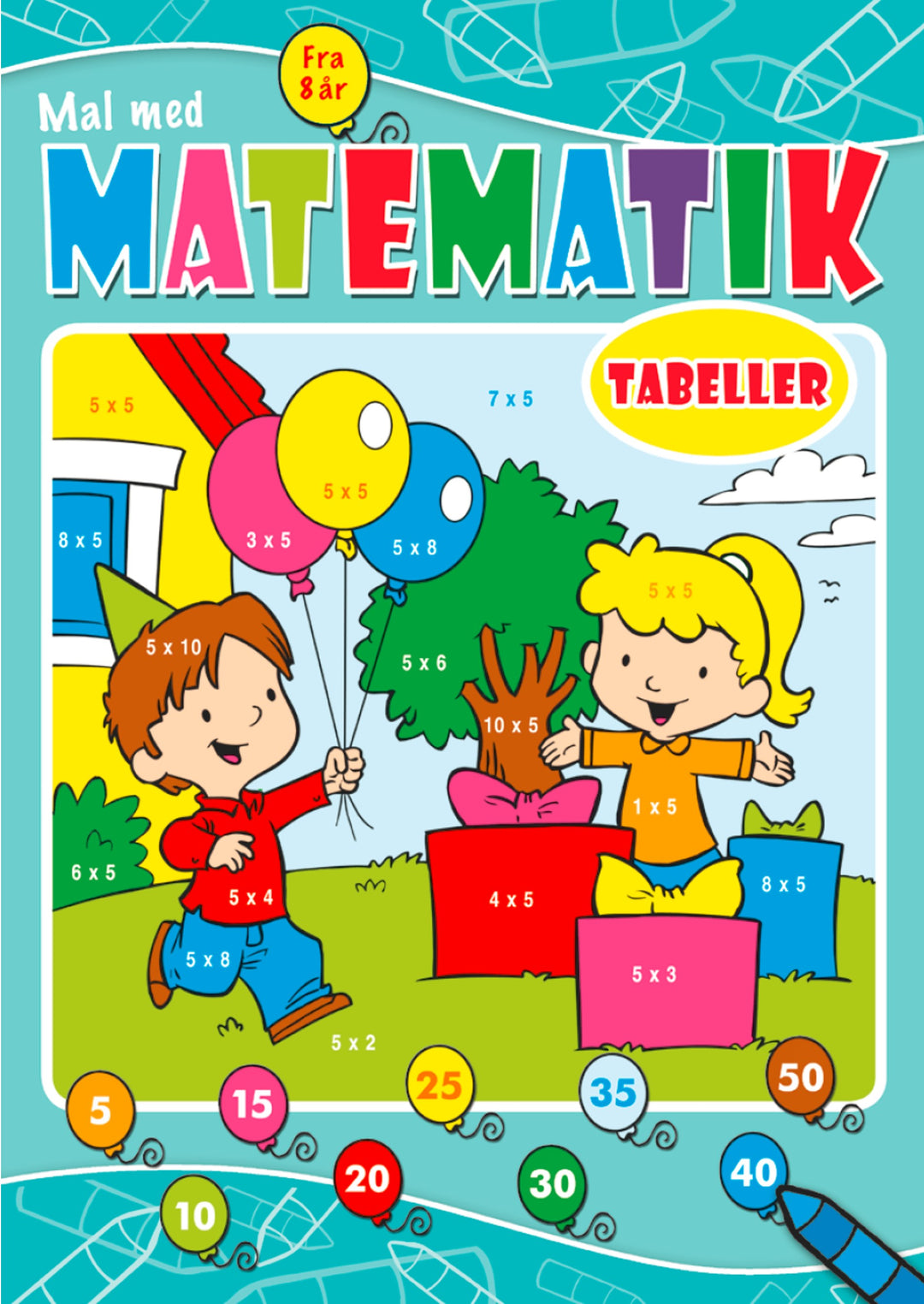 Mal med matematik: Gangetabeller