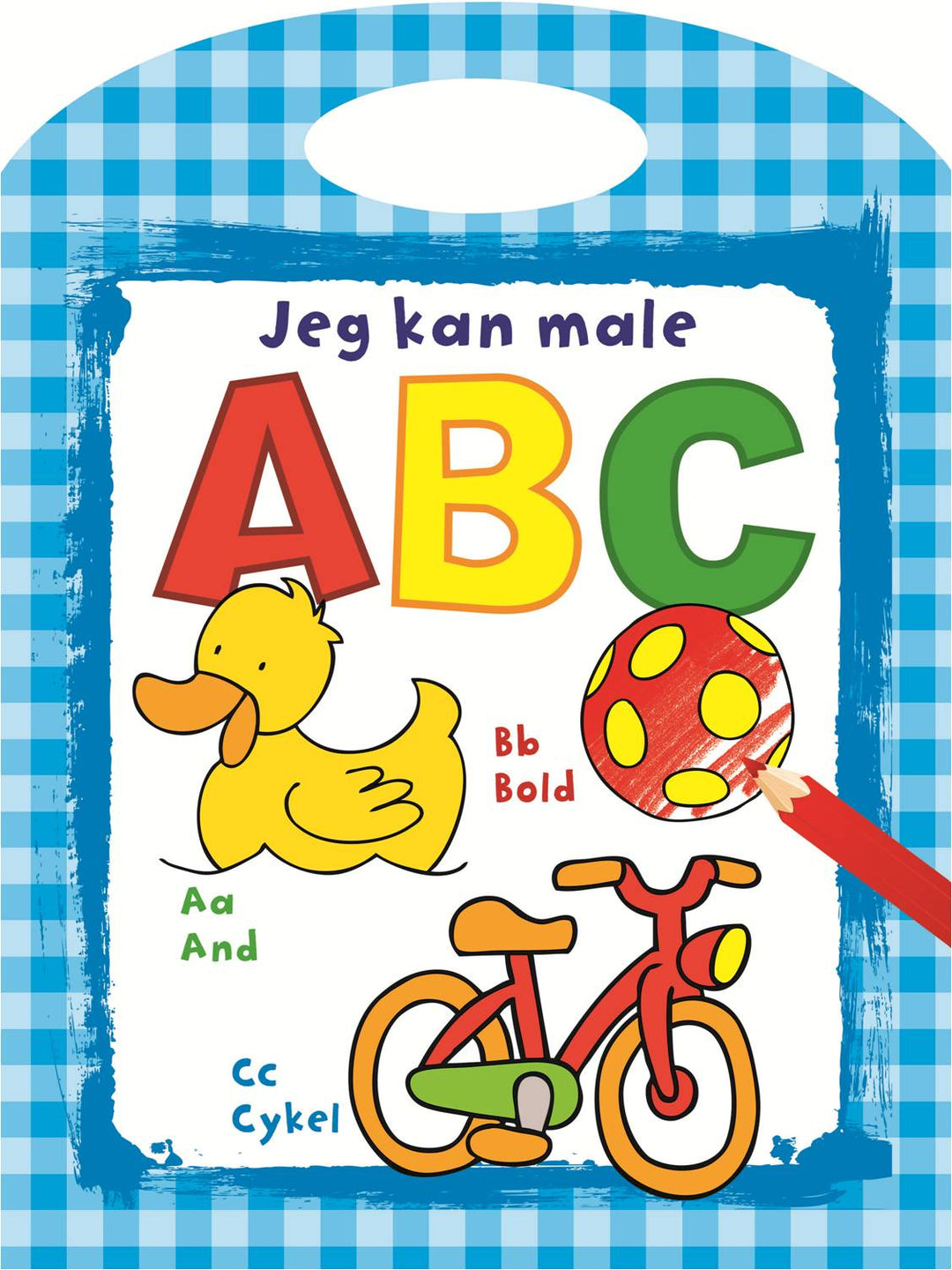ABC-malebog med håndtag