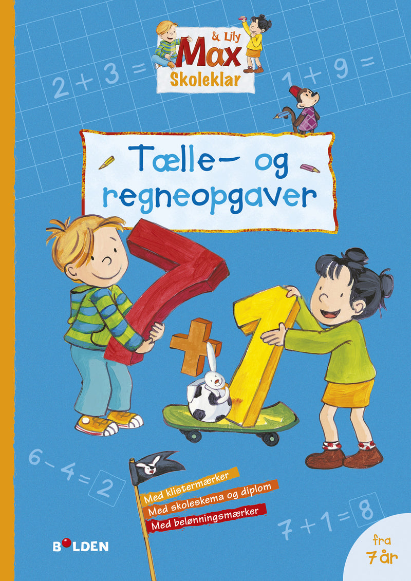 Max Skoleklar: Tælle - og regneopgaver