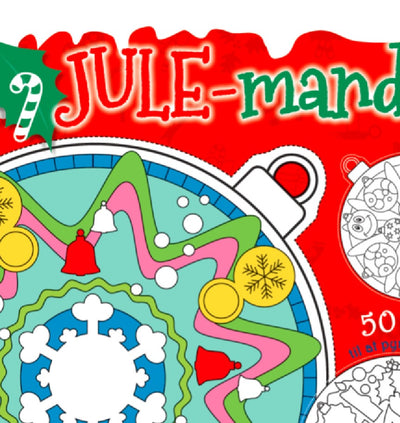 Jule-mandala: Rød