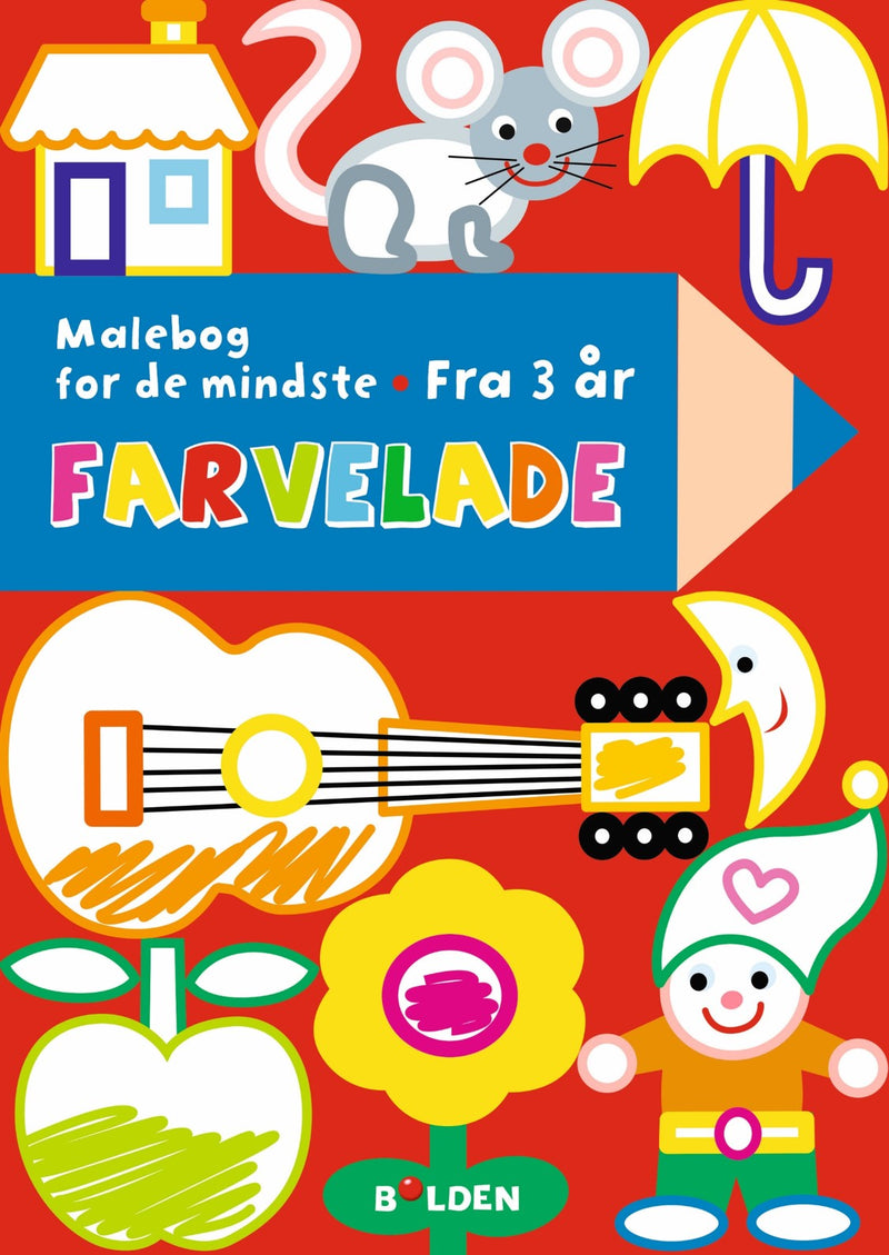 Farvelade - malebog for de mindste - fra 3 år