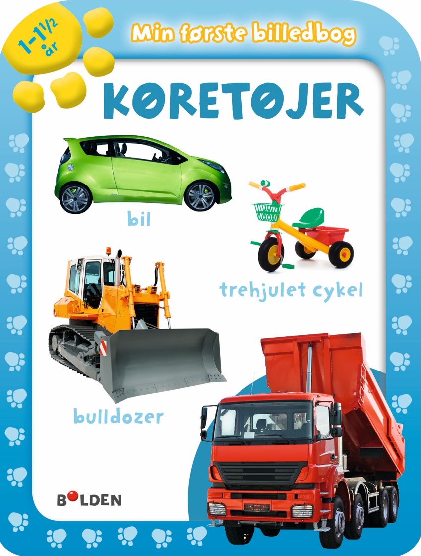Min første billedbog: KØRETØJER 1 - 1½ år