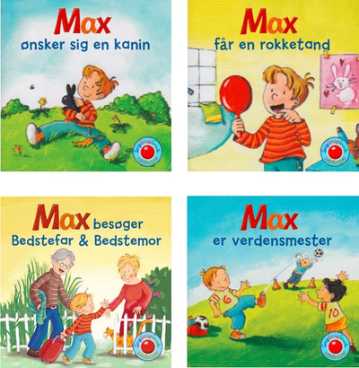 Snip Snap Snude: Max 1-4 (æske med 48 stk. ass. - pris pr. stk. ca. kr. 12,95