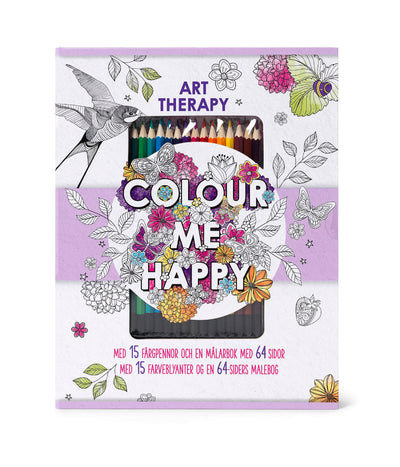 Colour me happy - malebog med farveblyanter