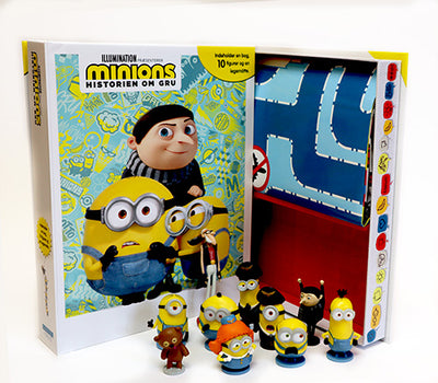 Minions 2 - Legebog - med 10 figurer og legemåtte (Busy Book)