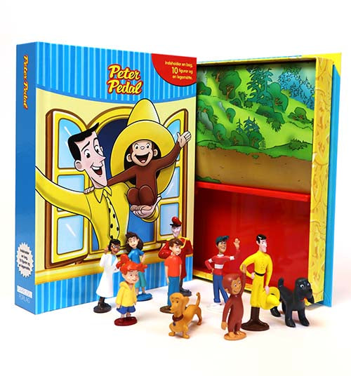 Peter Pedal - Legebog med 10 figurer og legemåtte (Busy Book)