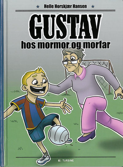 Gustav hos mormor og morfar