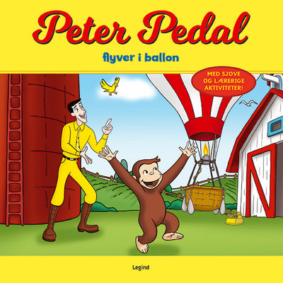 Peter Pedal flyver i ballon