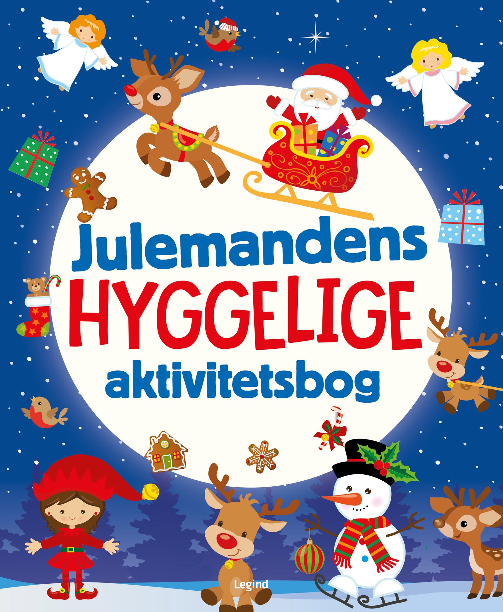 Julemandens hyggelige aktivitetsbog