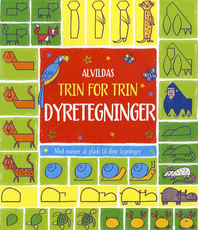 Alvildas trin for trin-dyretegninger