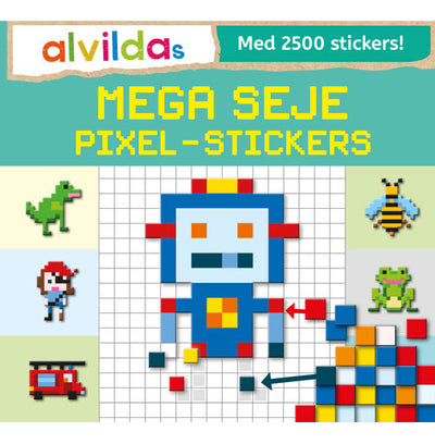 Alvildas mega seje pixel-stickers