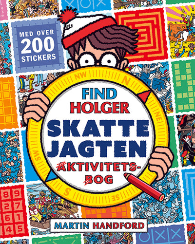 Find Holger - Skattejagten - aktivitetsbog med over 200 stickers