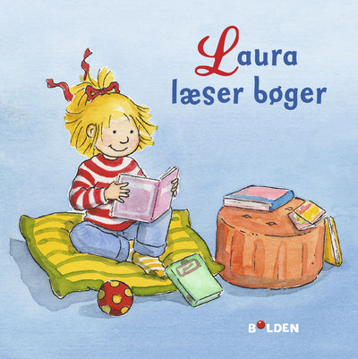 Laura læser bøger