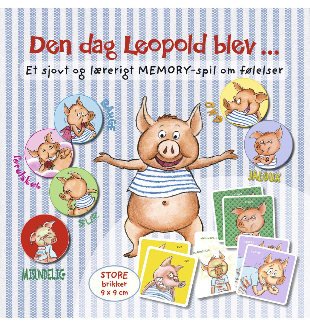 Den dag Leopold blev ... Et sjovt og lærerigt memory-spil om følelser