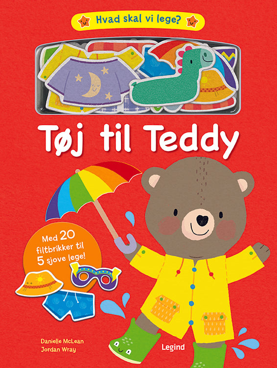 Hvad skal vi lege? Tøj til Teddy