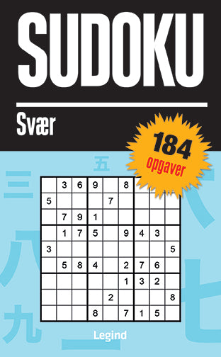 Sudoku - Svær