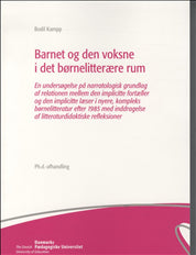 Barnet og den voksne i det børnelitt. Rum.