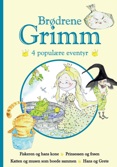 Brødrene Grimm - 4 populære eventyr Blå