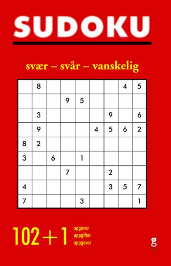 SUDOKU - Svær