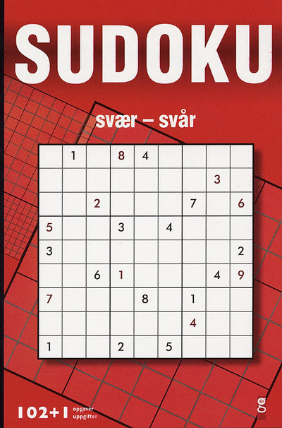 SUDOKU - 6 - svær