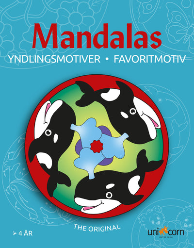 Mandalas yndlingsmotiver á 6 stk - fra 4 år