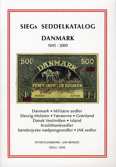 SIEGs Seddelkatalog 2010