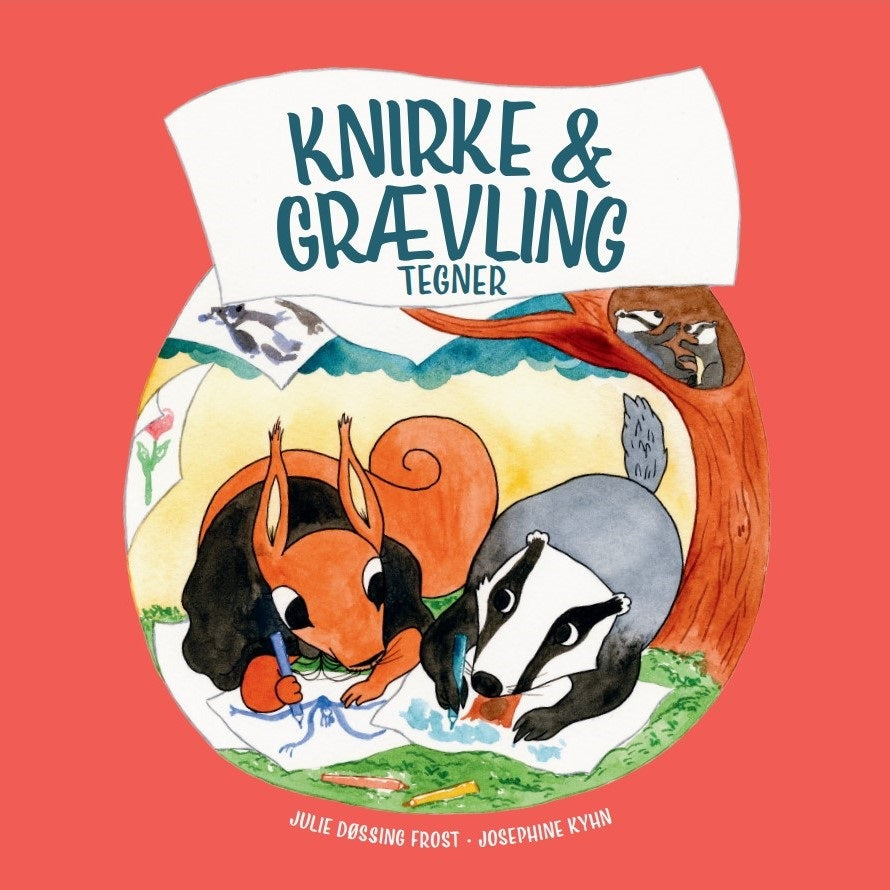 Knirke &amp; Grævling tegner